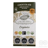 Cacao Soul orgánico barra 100g 55%
